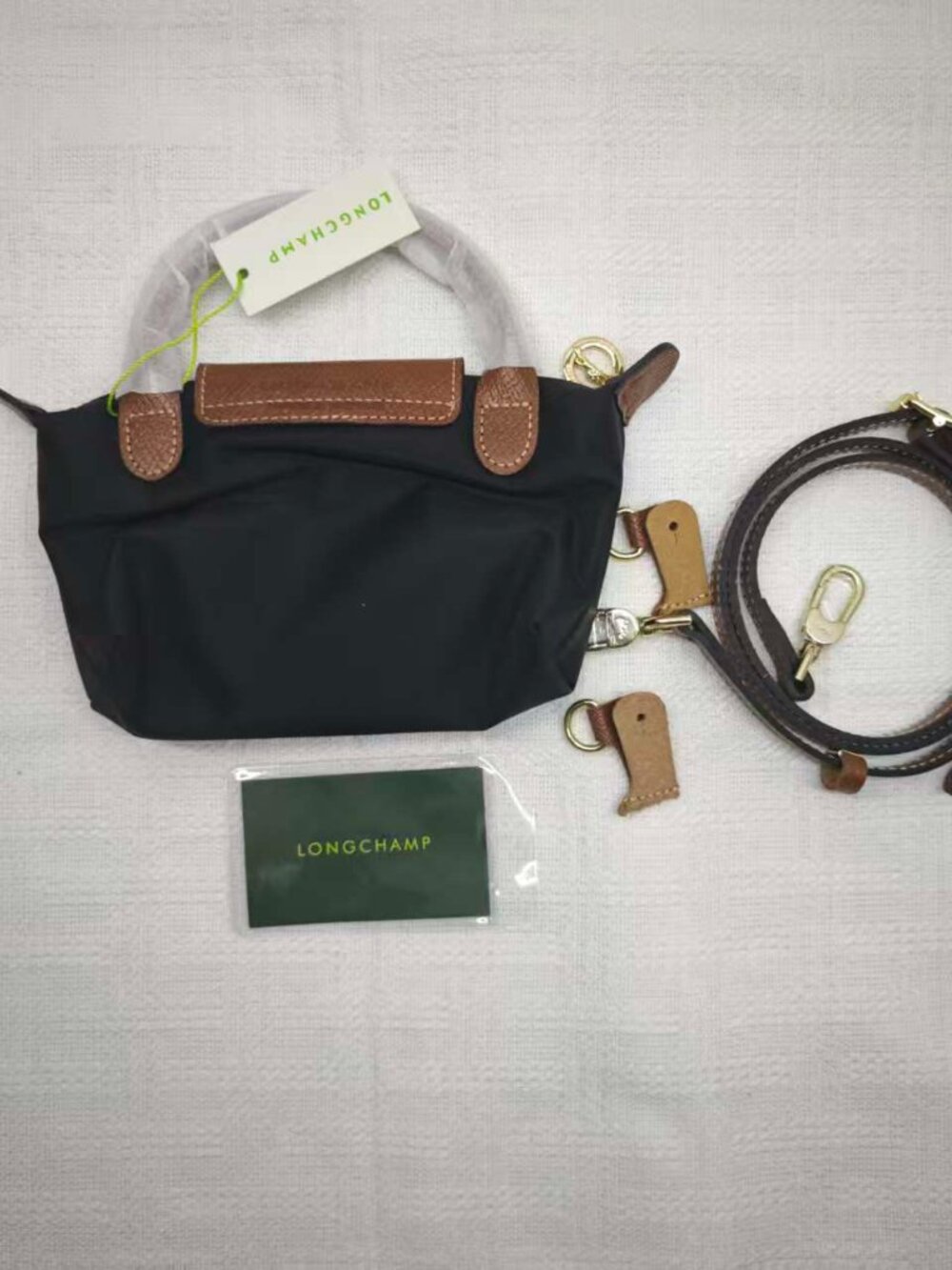 Longchamp Black Mini Crossbody – Le Pliage - Picture 2 of 5